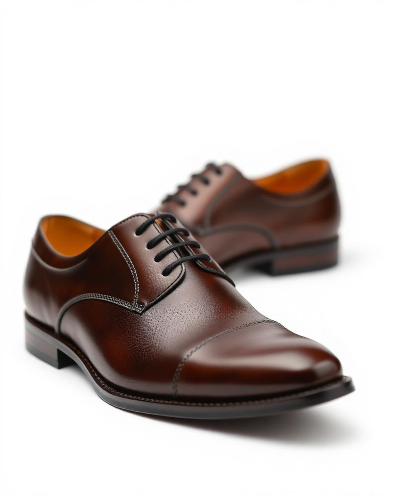 Sapatos Oxford em Pele